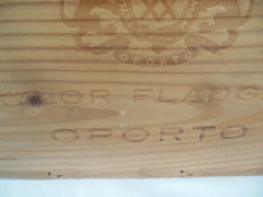 Taylor Fladgate Vintage Porto 1985 Wood Port wine crate Box