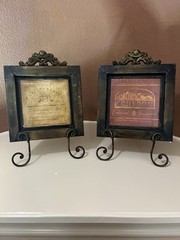 WINERY FREE STANDING SIGN ADVERTISING 8 X 8 “ lot of 2