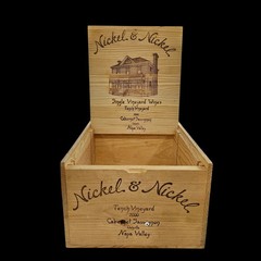 Nickel & Nickel 2000 Napa Tench Vineyard Cabernet Sauvignon Wood Wine Box Crate