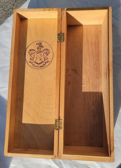 Vintage Pedro Domecq Carlos I Sherry Brandy Wine Wooden Box empty