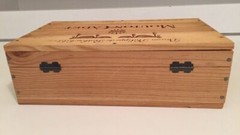 BARON PHILIPPE DE ROTHSCHILD MOUTON-CADET BORDEAU WINE WOODEN 13&Prime; GIFT BOX