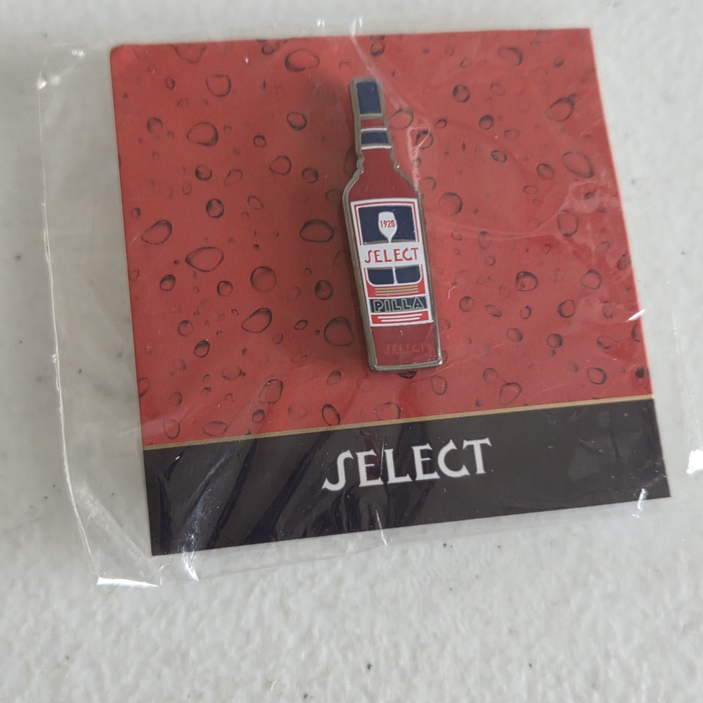 Select Aperitivo Venetian Wine Bottle Lapel Hat Pin Venice Italy Winery NEW