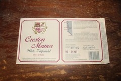 CRESTON MANOR – WINE LABEL WHITE ZINFANDEL PASO ROBLES