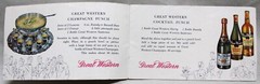 GREAT WESTERN WINES PUNCHES FOR ALL OCCASSIONS DRINK RECIPES BROCHURE 1953
