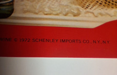 Vintage 1972 FRENCH WENCH DUBONNET WINE CANADA DRY SCHENLEY NY poster ad