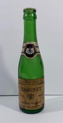 Vintage German Deutscher Obst-Sekt Cabinet Sparkling Fruit Wine Green Glass Bott
