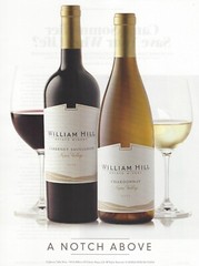 2016 William Hill Estate Winery Chardonnay Cabernet PRINT AD Advertisement