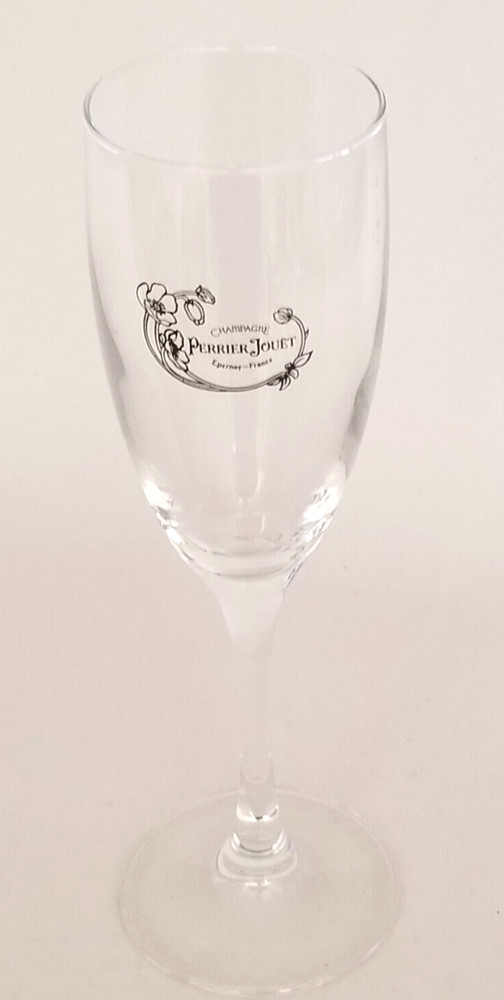 Perrier Jouet Champagne – Epernay-France Champagne Glass / Flute – 7-1/2&Prime; Tall
