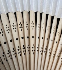 Moet & Chandon Champagne Folding Sensu Hand Fan – Bamboo and Paper