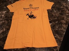 Veuve Clicquot VCP Signature Shirt, Polo Classic AWESOME LADIES SIZE 0 X- SMALL