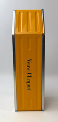 RARE Veuve Clicquot Champagne POLO CLASSIC Arrow Sign Yellow Metal Tin Box