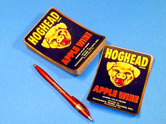 113 ORIG VTG HOGHEAD APPLE WINE BOTTLE LABELS~PETERSBURG VA~RICHARDS WINE CELLAR