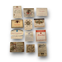 Wine Label Advertisement Labels Lot