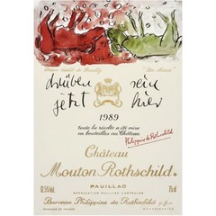Chateau Mouton Rothschild Artist Wine Label Prints 1989 1994 Baselitz Appel