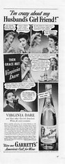 Garretts Virginia Dare Wine Print Ad Vintage Advertisement Brooklyn NY 1941
