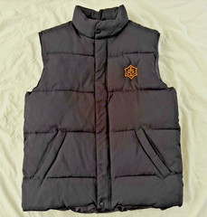 Veuve Clicquot Puffer Vest – Large- EMBROIDERED LOGO