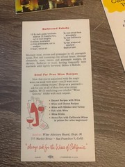 VINTAGE LOT BROCHURE PAMPHLETS CALIFORNIA WINES RECIPES & GALLIANO&rsquo;S NEW TASTES