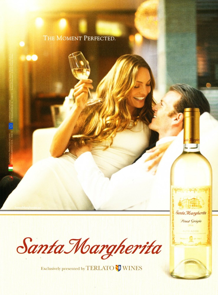 SANTA MARGHERITA WINE AD #26 RARE 2015 OOP