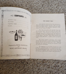 Vintage Lot of Wine Booklets 1960sCalifornia Wine Guide, Cookery, Making, Cellar