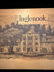 Vintage Inglenook Napa Valley Rustic Wood Sign Winery Decor Ruszel Benicia CA