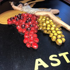 Asti Cinzano by Leonetto Cappiello 3D Resin Relief – Bar Wine Grape Sign