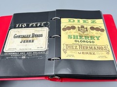 Lot of 95 Vintage Labels Sherry Wine Champagne from Spain & France 1960-70&rsquo;s!