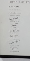 1991 Framed Beaujolais Nouveau Calvet Poster Label Design Winner Schlote Rykiel
