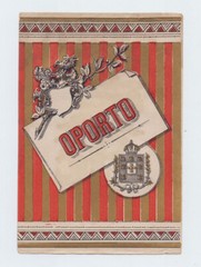 PORTUGAL OPORTO PORT WINE OLD UNUSED LABEL ca. 1900