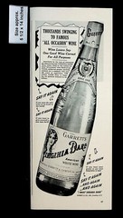 1943 Garrett&rsquo;s Virginia Dare American White Wine Lovers Vintage Print Ad 32915