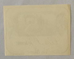 Vintage Clos St Jerome Vin Blanc Wine Label