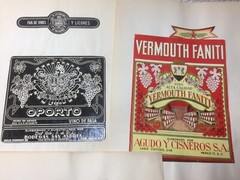 MEXICO: ca. 35 original Sherry Labels, large variety, some duplicates.