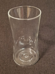 KLM Comfort Class – Lovely Shape – Stemless Wine/ Champagne Glass – 4-1/4&Prime; Tall