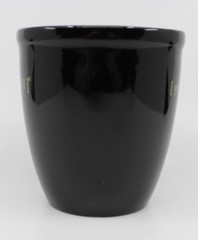 Yellow Tail Wines Australian Black Ceramic Coffee Mug Cup Yellow Kangaroo Rare