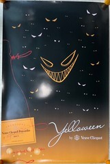Veuve Clicquot Champagne Yelloween Giclee Print XL Poster – Rare!