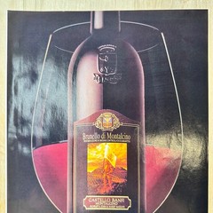 1992 Brunello di Montalcino Wines Castello Banfi Vintage Print Ad