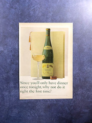 1967 Paul Masson Riesling Wine Vintage PRINT AD Alcohol Beverage Dinner