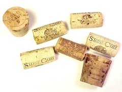 4 Stone Cliff Wine Corks 1 Sutter Home Winery 1 unmarked 1 Comb PT & DT 5
