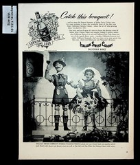 1947 Italian Swiss Colony California Wines Puppets Wine Vintage Print Ad 30271
