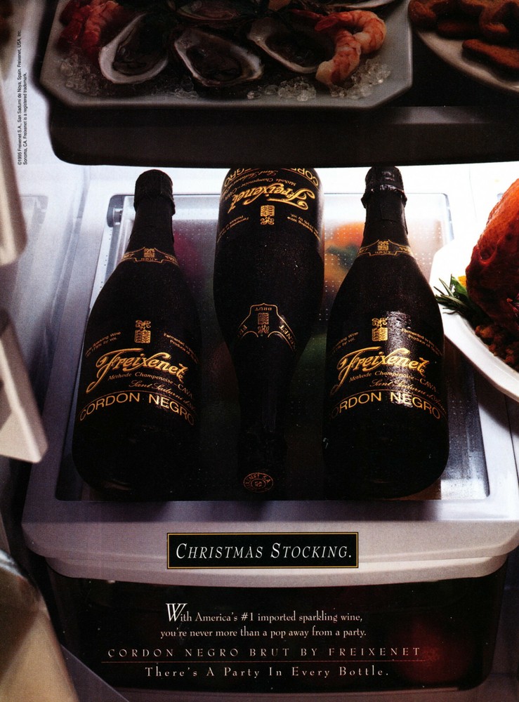 FREIXENET CHAMPAGNE AD #2 RARE 1995 OUT OF PRINT VINTAGE