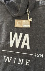 New Collectible Reusable Washington Wine “WA Wine” 100% Cotton Bag