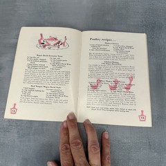 Vintage 1950s Mogen David Wine Recipe Booklet Cooking With Wine