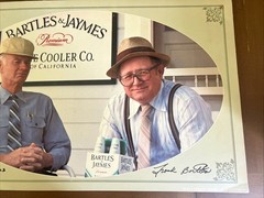 1980s BARTLES & JAYMES WINE COOLER Cardboard Advertising BAR SIGN Vintage