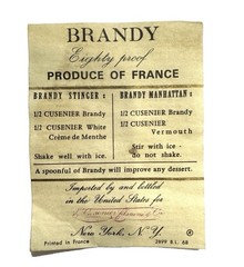 Vintage Wine & Liquor Bottle Labels Lot 1900s France Napa Cognac Hennessy (20+)