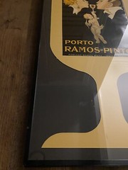 ORIGINAL Deco Poster René Vincent Porto Ramos-Pinto 1920&rsquo;s Cherub Wine Glass