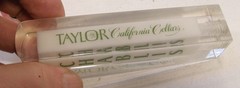 LOT 3 ACRYLIC INGLENOOK & TAYLOR CHABLIS & ROSE WINE ADVERTISING TAP HANDLES
