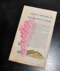 1960s ENTERTAINING IS MORE FUN WITH WINE Booklet from Italian Swiss Colony