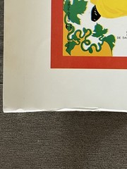 Vintage Authentic French Wine Poster Bordeaux France Travel Vineyards 1970s Map