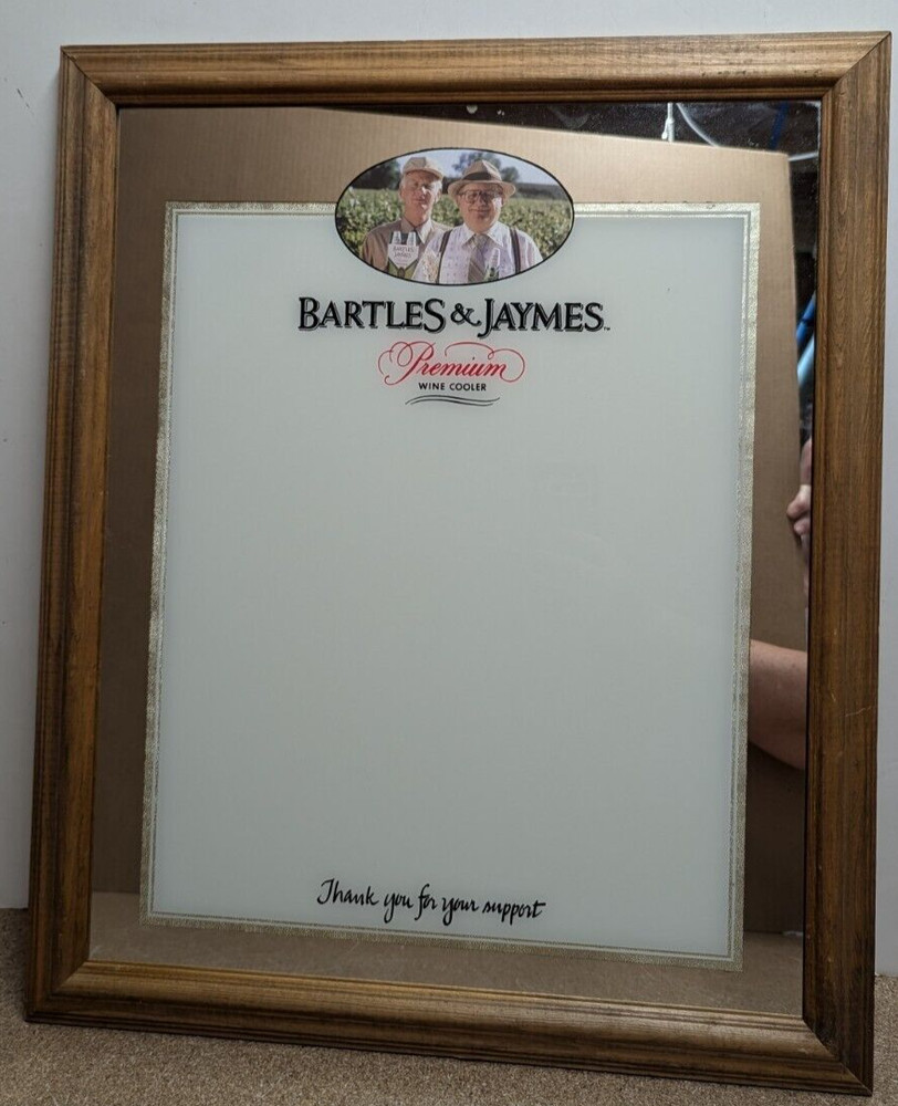 Bartles & Jaymes Wine Cooler Menu Board Mirror SIgn 24×20&Prime;