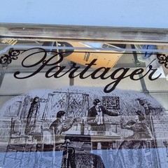 Vintage Partager Bar Sign Barton Guestier Wine Product of France via New York
