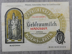P.J. Valckenberg Worms Am Rhein Liebfraumilch Germany Vintage Wine Label Winery